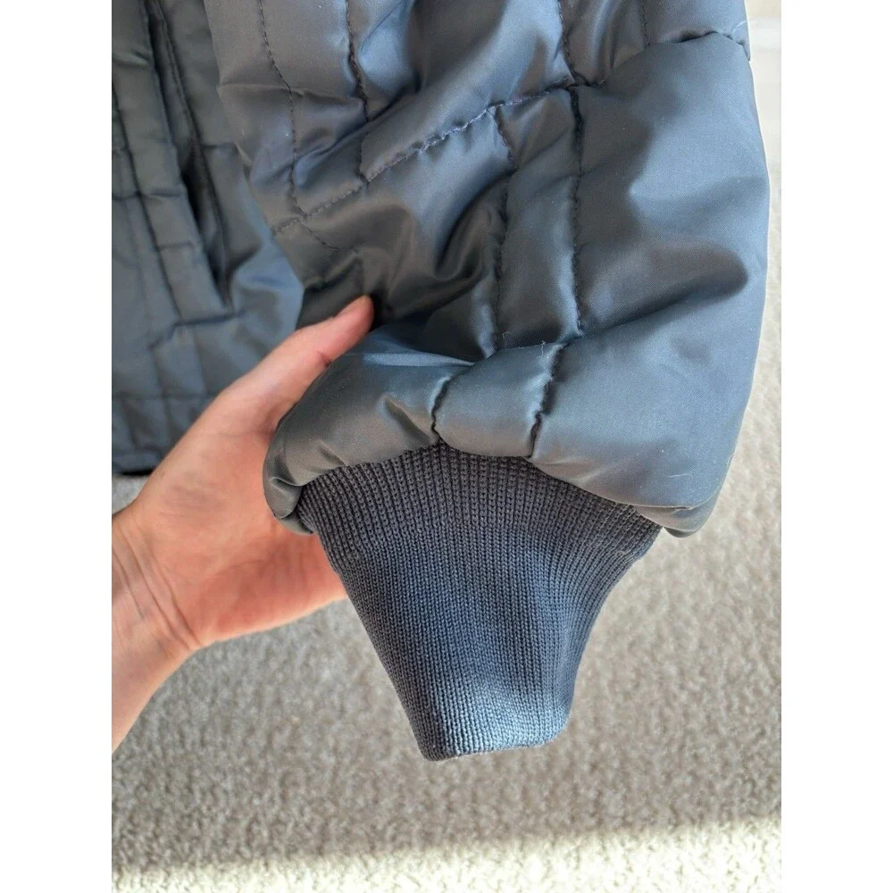 Vintage Blair Quilted Puffer Jacket‎ Faux Shearling - Men's Regular Medium